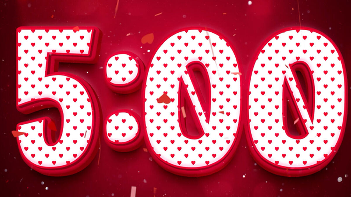 Love Bold Heart Confetti Countdown image number null